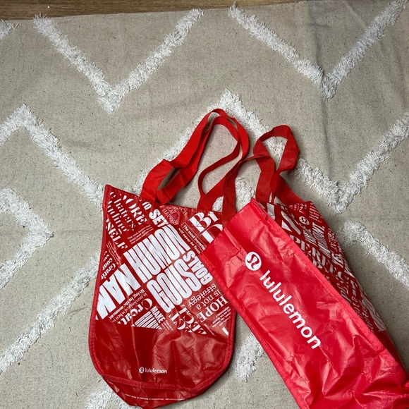 2 lululemon reusable bags - Picture 2 of 2